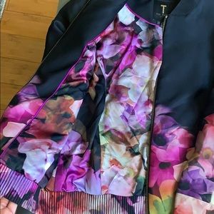 Ted Baker London Jackets & Coats - Printed Bomber & Pencil Skirt Ted Baker London Jackets & Coats - Printed Bomber & Pencil Skirt